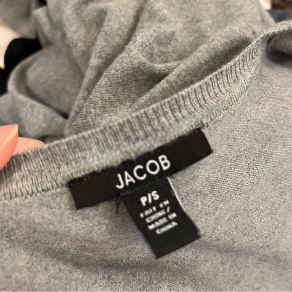 Bundle Cardigan and Skirt Set Jacob F21 Forever 21 Pencil Skirt White Gray - Picture 3 of 10